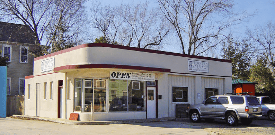 The building in use as a neighborhood retail store