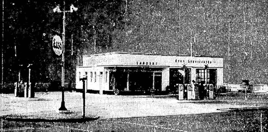 The service station at 211 Rutledge Avenue in its original 1950s configuration